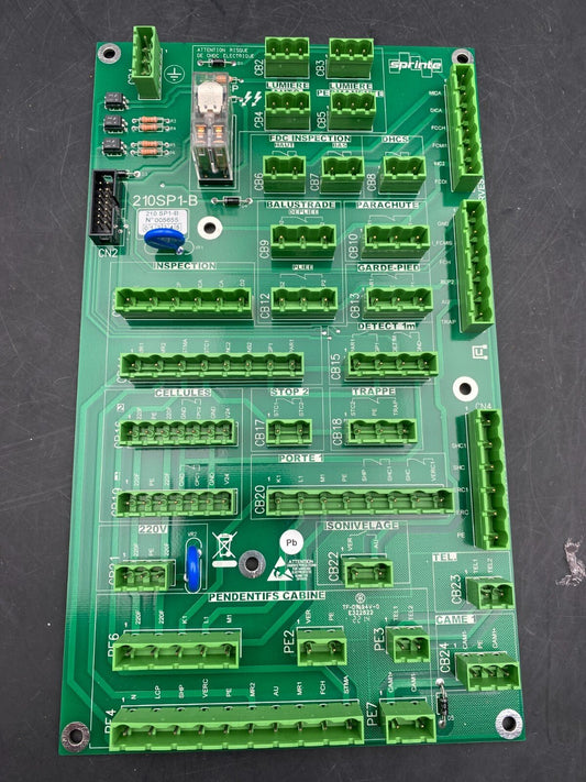 SPRINTE 210SP1 - B ROOF MANAGEMENT CARD ELEVATOR PARTS LIFT - KLR Automation