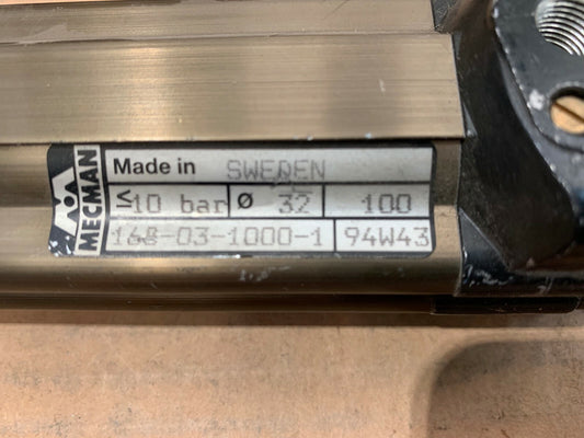 Old Stock New Rexroth Mecman Pneumatik 168 - 03 - 1000 - 1 - KLR Automation
