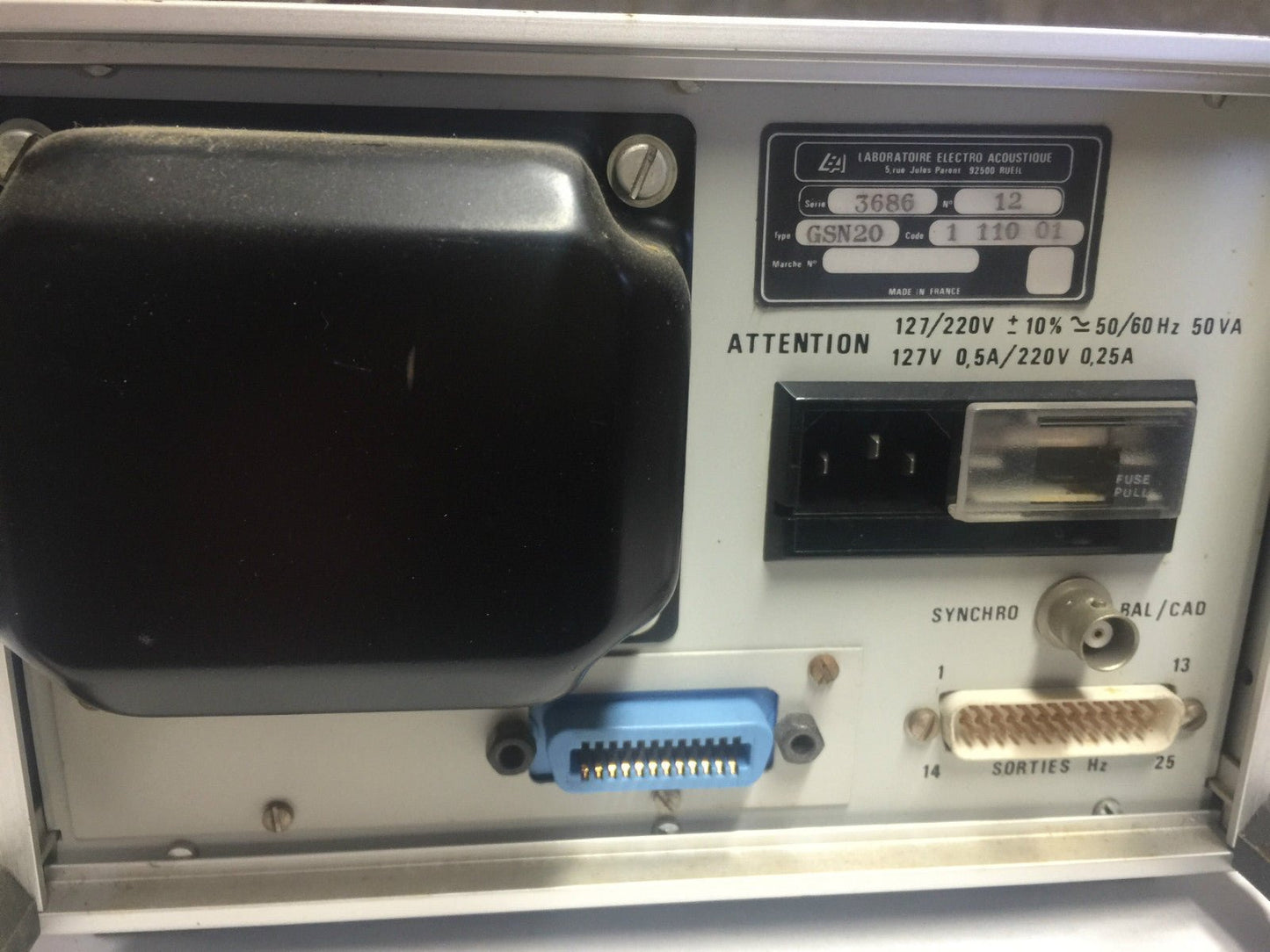 L.E.A Generateur A Synthese Numerique GSN20 Laboratoire Electro Acoustique Rueil - KLR Automation