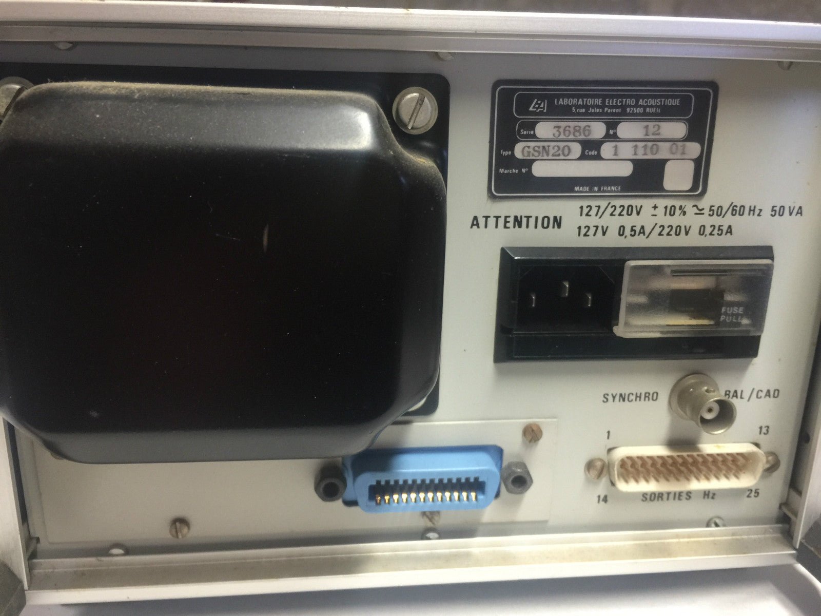 L.E.A Generateur A Synthese Numerique GSN20 Laboratoire Electro Acoustique Rueil - KLR Automation