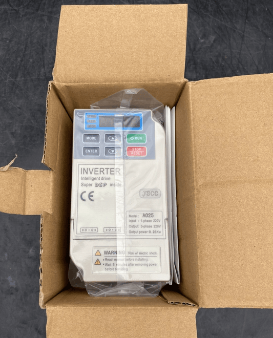JSCC A025 220V 0.25kW INTELLIGENT DRIVE SUPER DSP INSIDE - KLR Automation
