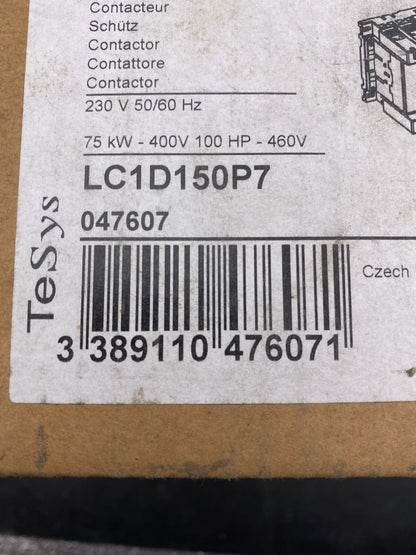 TELEMECANIQUE LC1D150P7 CONTACTOR - KLR Automation
