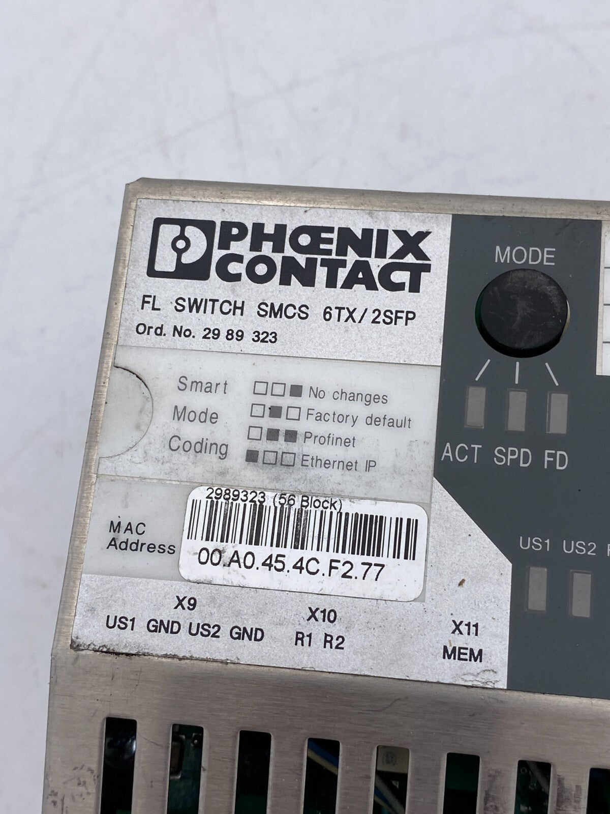 Phoenix Contact 2989323 - Industrial Ethernet FL SWITCH SMCS 6TX 2SFP