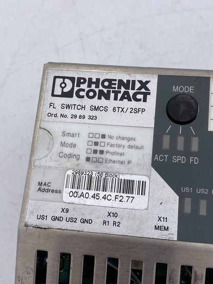Phoenix Contact 2989323 - Industrial Ethernet FL SWITCH SMCS 6TX 2SFP