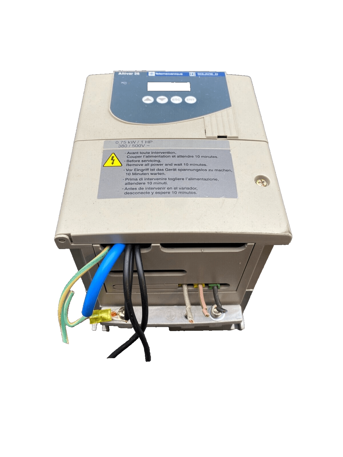 TELEMECANIQUE ATV28HU18N4 ALTIVAR 28 0.75kW/1HP 380V/500V VARIATEUR DE FREQUENCE - KLR Automation
