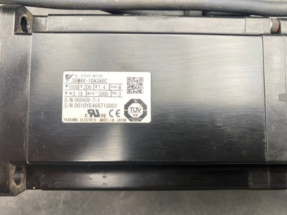 OMRON SGMAV - 10A3A6C 1000W 200V 7.4A 3.18 Nm 3000 tr/min 3PH SERVOMOTOR x1pc - KLR Automation