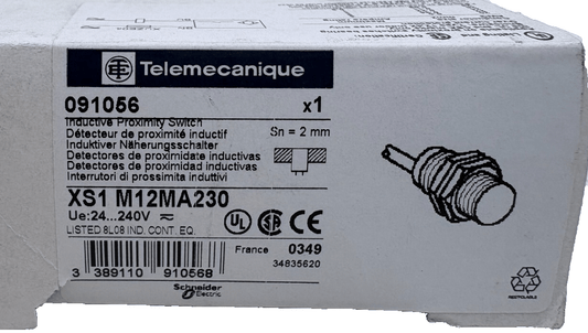 TELEMECANIQUE DETECTEUR DE PROXIMITE XS1 M12MA230 2mm x1 - KLR Automation