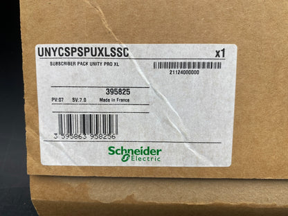 SCHNEIDER ELECTRIC UNYCSPSPUXLSSC SUBSCRIBER PACK UNITY PRO XL V7.0