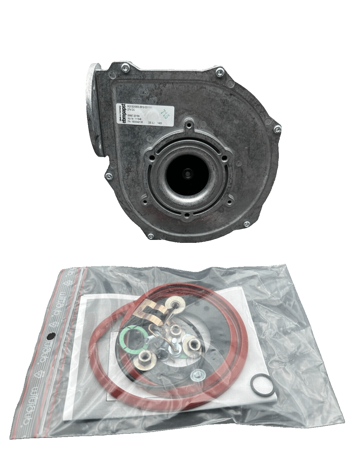 DE DIETRICH S100011 182968 VENTILATEUR EBMPAPST RG130/0800 - 3612 - 031111 - KLR Automation
