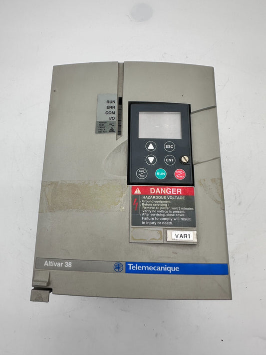 TELEMECANIQUE ATV38HU18N4 ALTIVAR 38 0.75kW 1HP VARIATEUR DE FREQUENCE - KLR Automation