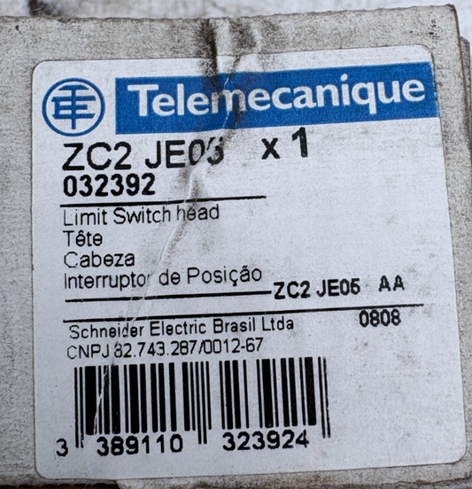 TELEMECANIQUE ZC2 JE05 032392 TETE x1