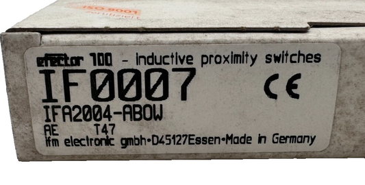 IFM ELECTRONIC IF 0007 IFA2004ABOW  x1