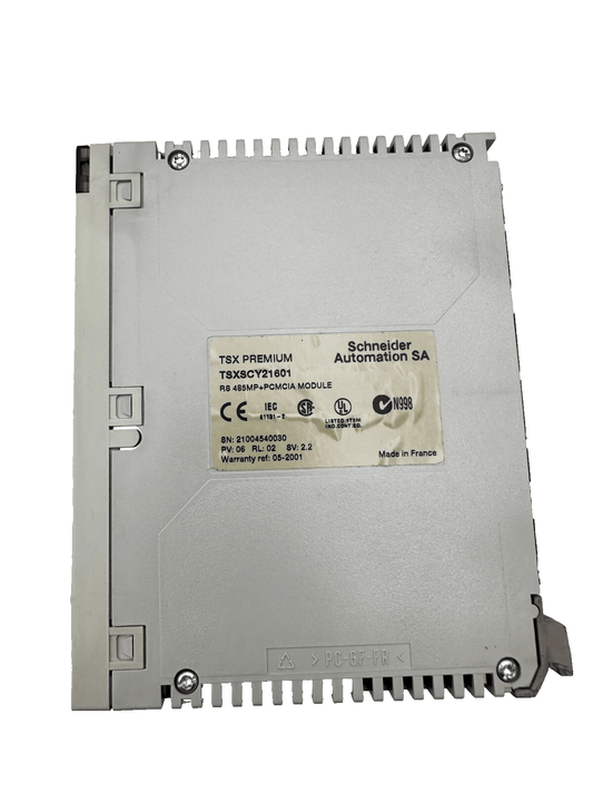 SCHNEIDER ELECTRIC TSXSCY21601 RS 485MP+PCMCIA MODULE PV 06 RL 02 - KLR Automation