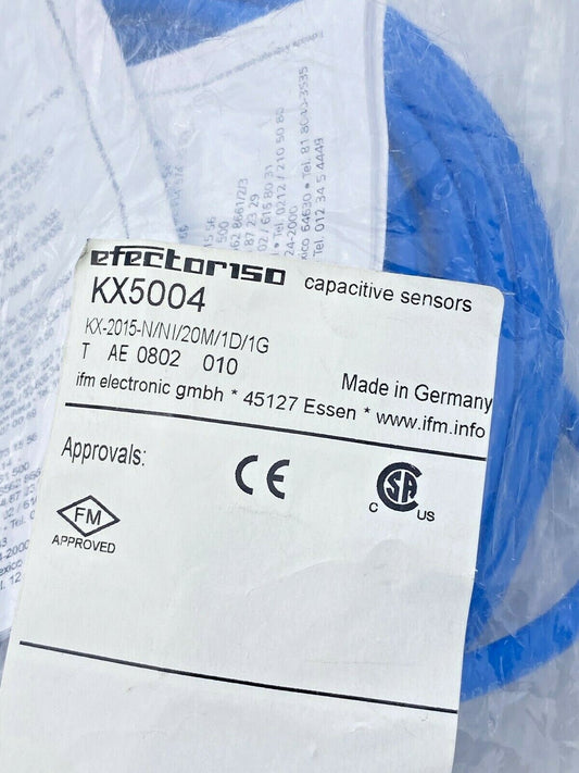 Détecteur capacitif NAMUR KX5004 KX-2015-N/NI/20M/1D/1G IFM
