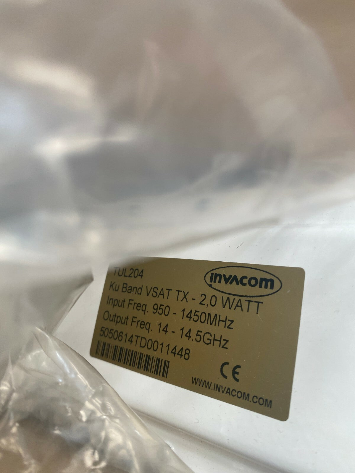 Invacom TUL204 Ku Band VSAT TX - 2,0 Watt satellite TUL 204