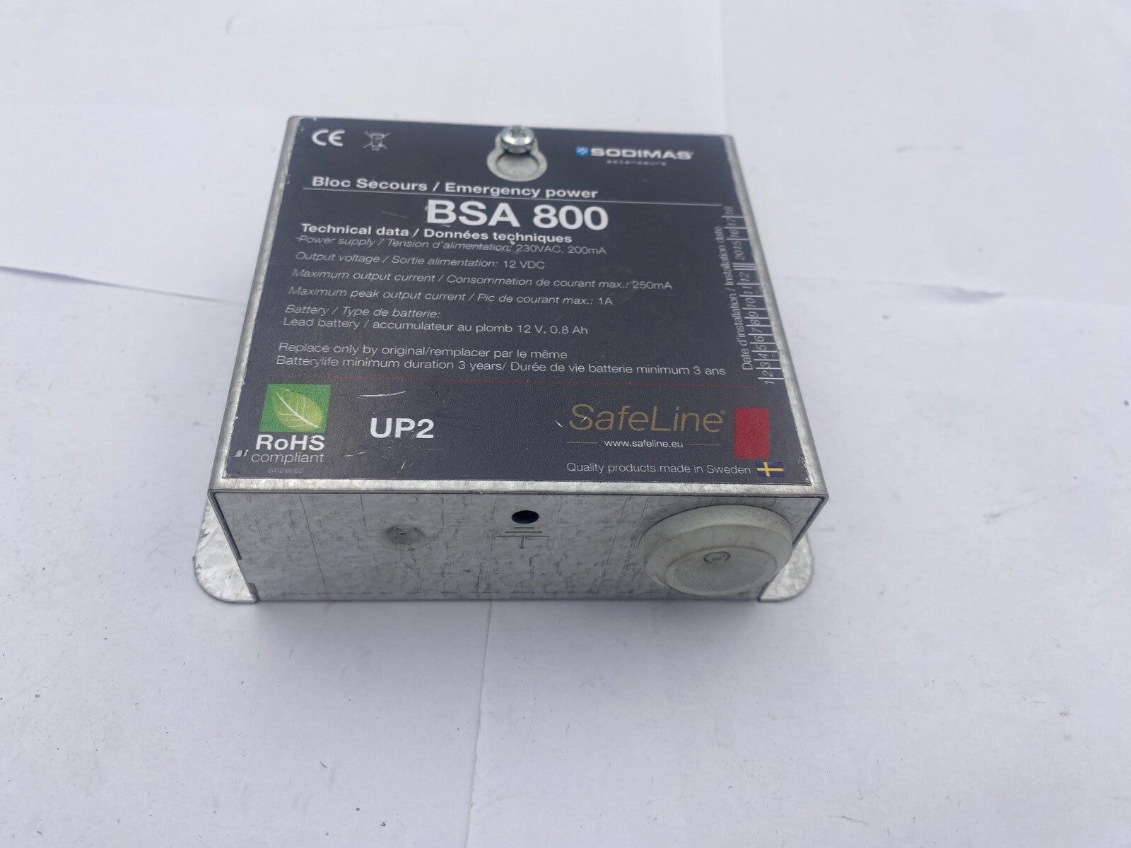 SODIMAS SAFELINE BSA 800 EMERGENCY POWER Elevator parts lift