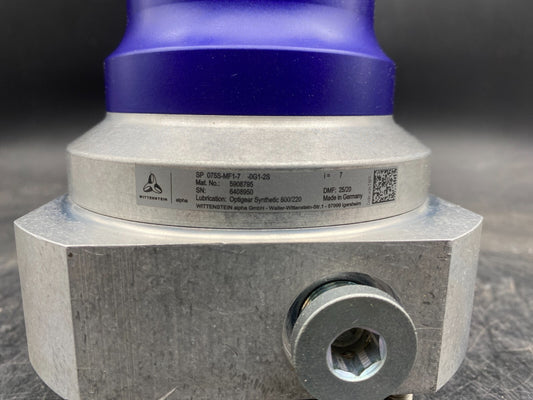 WITTENSTEIN 5908795 SP 075S - MF1 - 7 - 0G1 - 2S I:7 35 Nm PLANETARY GEARBOX +SUPPORT - KLR Automation