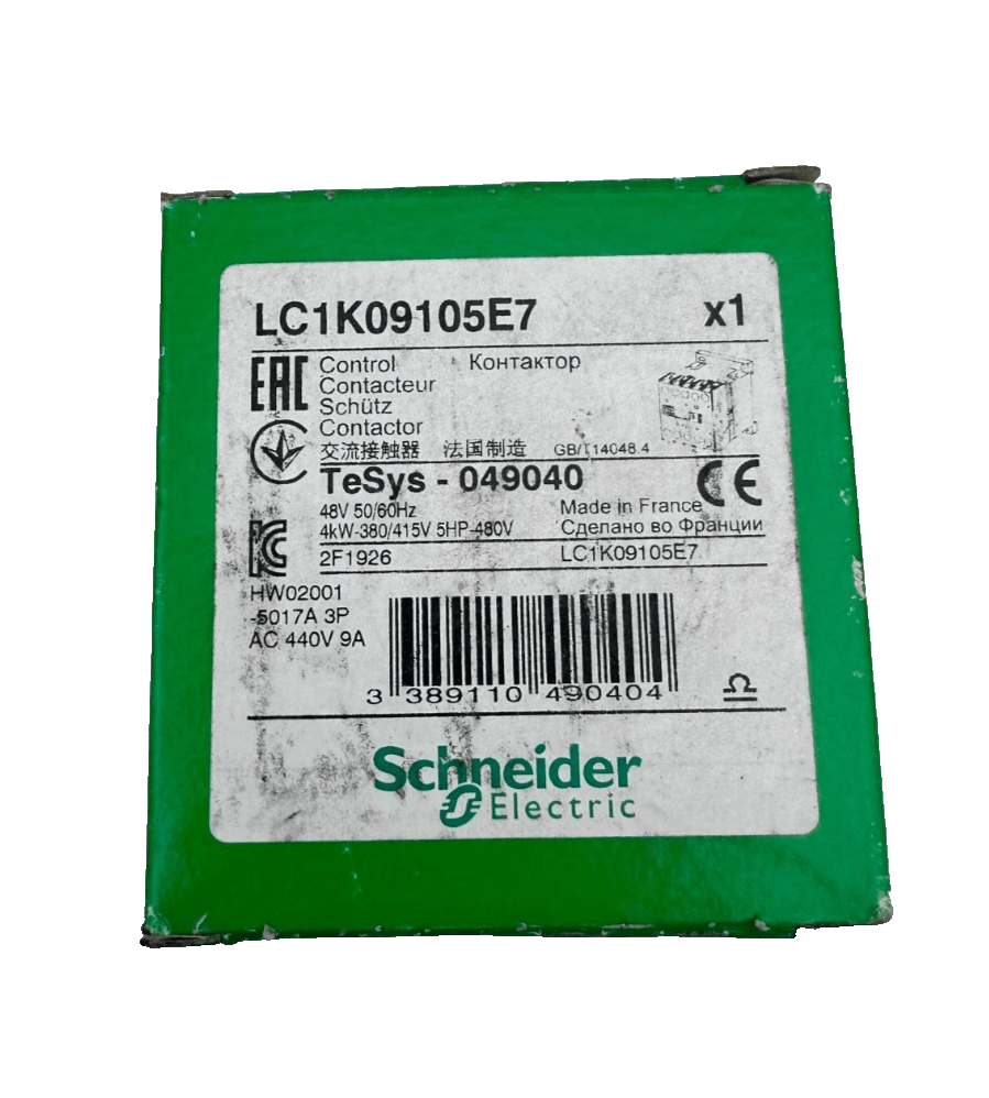 3pc x SCHNEIDER ELECTRIC LC1K09105E7 CONTACTEUR - KLR Automation