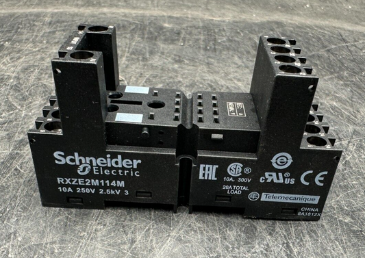 SCHNEIDER ELECTRIC RXZE2M114M ZELIO BASE SIMPLE x9pc