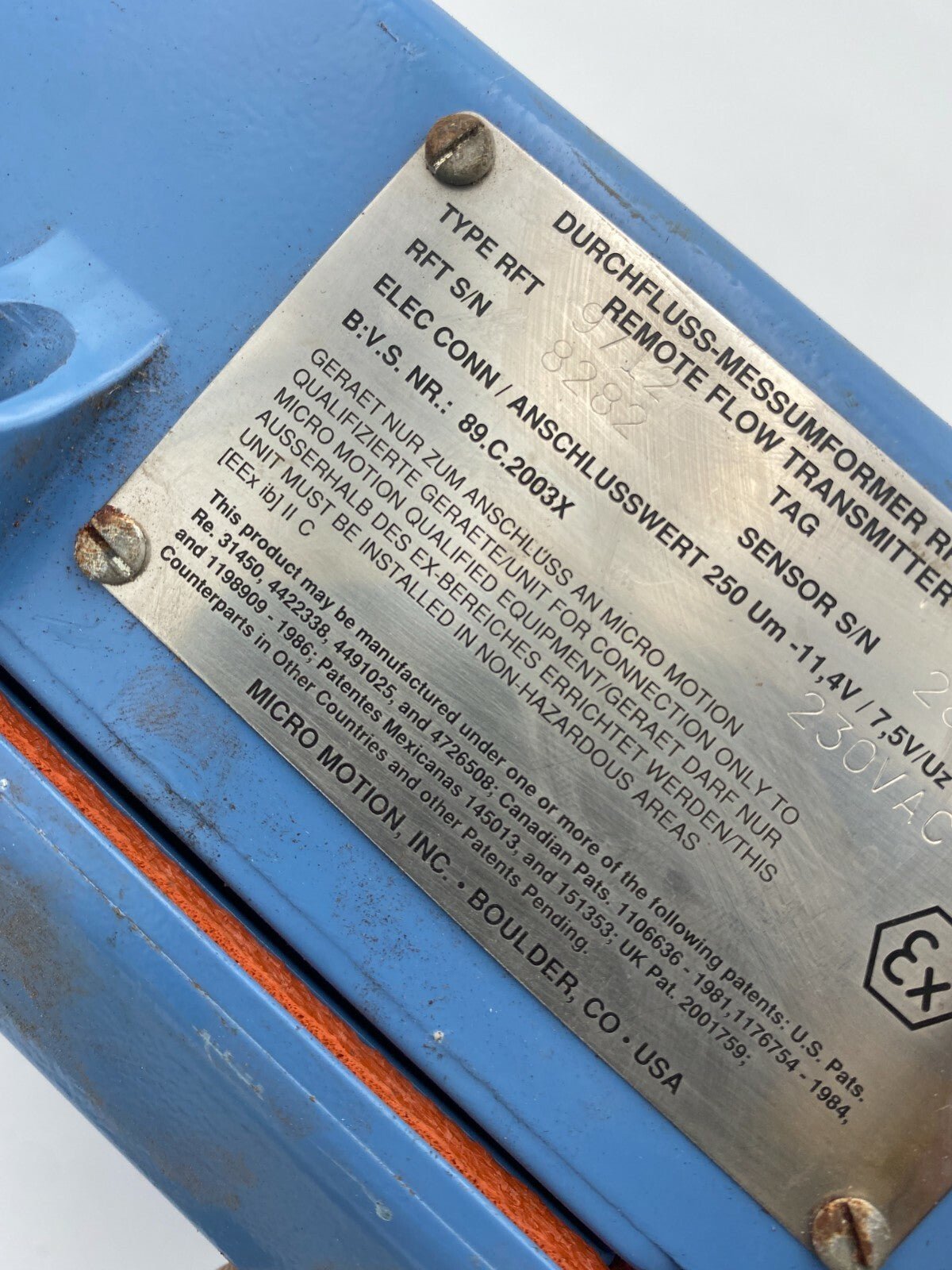 1pc x MICRO MOTION RFT - 9712 FLOW TRANSMITTER - KLR Automation