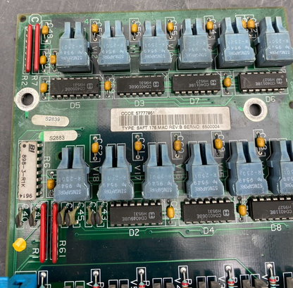 ABB MASTER BOARD SAFT 176 MAC REV B 57777851 TO REPAIR SEE PICTURES