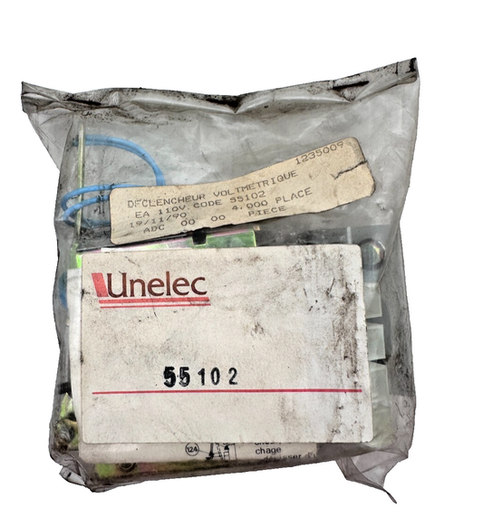 GE UNELEC 55102 DECLENCHEUR VOLTMETRIQUE EA 110V x1pc