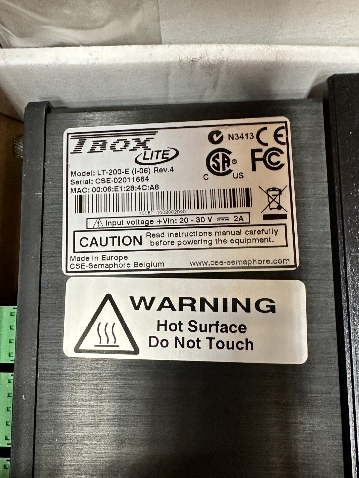 1pc x Semaphore T-BOX Lite LT-200-E