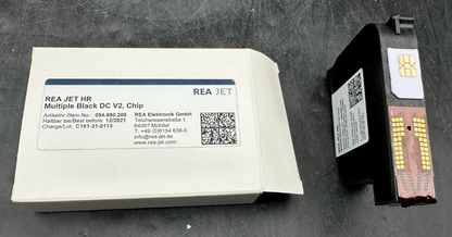 REA JET HR 054.980.209 MULTIPLE BLACK DC V2 INK CHIP BB:12/2021 x2pc