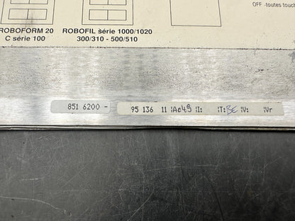 CHARMILLES Technologies RoboFil     851 6200 - 95 136  BOARD 8516200