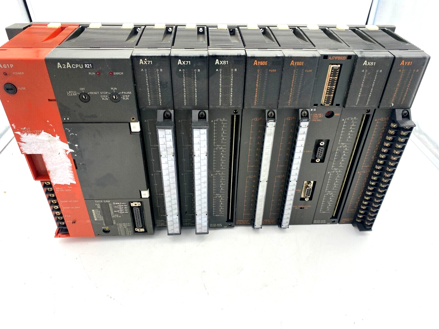 MITSUBISHI MELSEC PLC A61p A2ACPU Ax71 Ax81 Ay60e Without Key