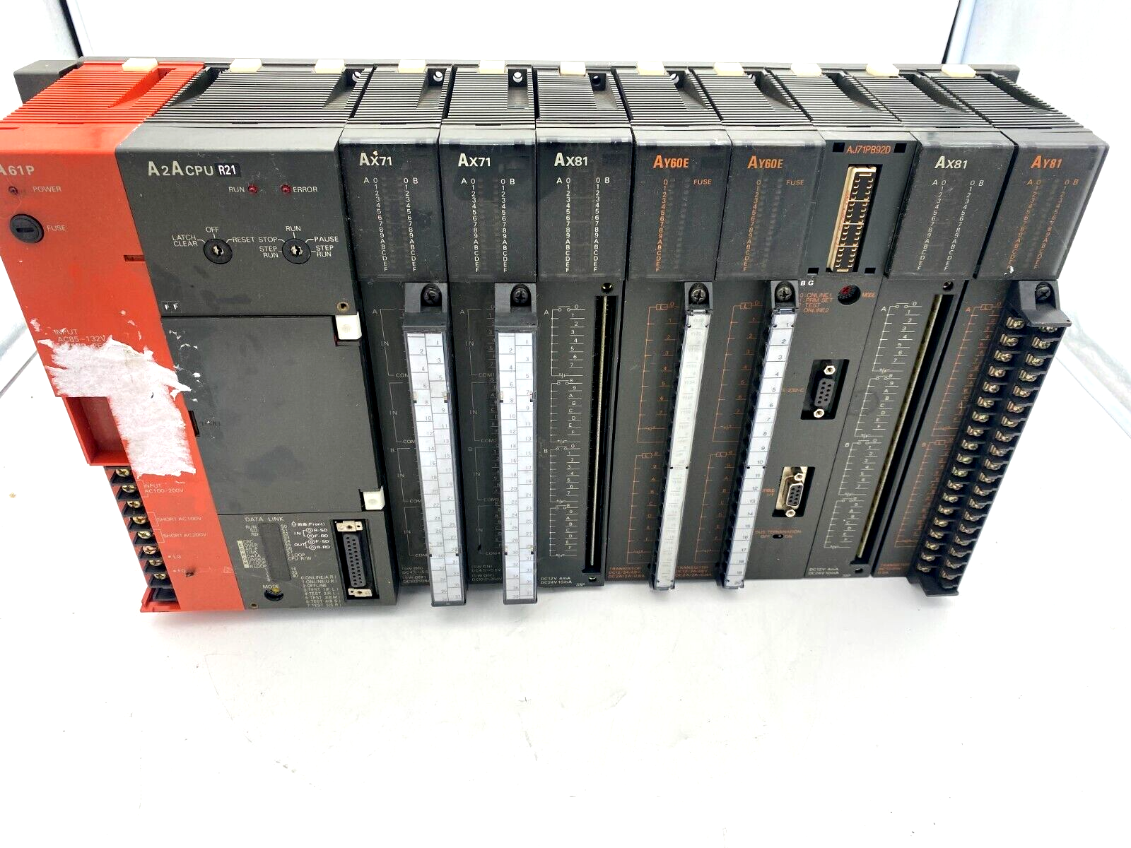 MITSUBISHI MELSEC PLC A61p A2ACPU Ax71 Ax81 Ay60e Without Key