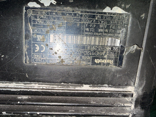 REXROTH R911286089 MHD112D - 027 - PG3 - AN Servo Motor - KLR Automation