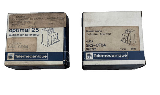TELEMECANIQUE GK2 - CF04 025726 SECTIONNEUR DISJONCTEUR x1 - KLR Automation