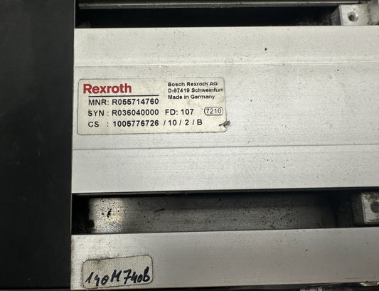 REXROTH R055714760 R036040000 FD 107 - KLR Automation