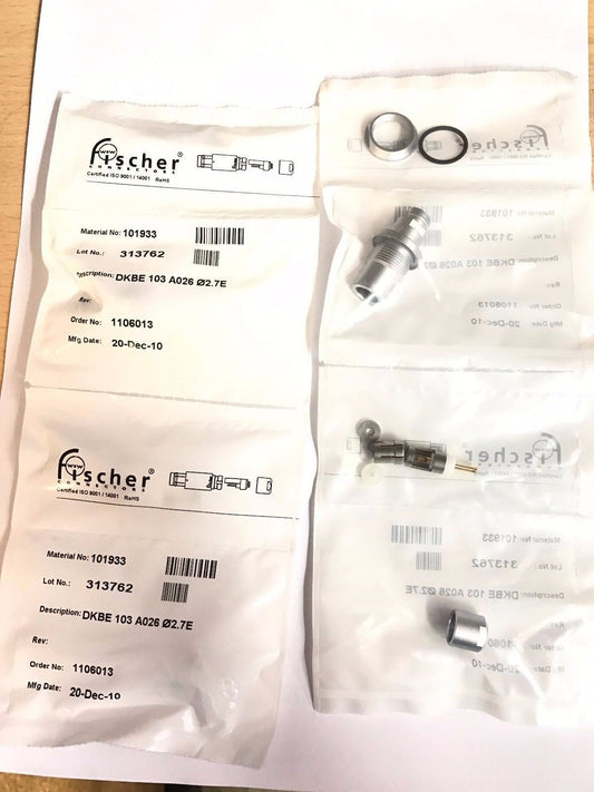 lot de 2 x FISCHER CONNECTORS DBKE 103 A026 diam 2.7E - KLR Automation