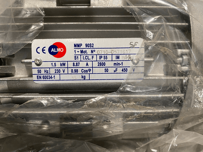 ALMO MMP 90S2 1.5kW 8.87A 2800 min - 1 230V MOTEUR MONOPHASE x1pc - KLR Automation