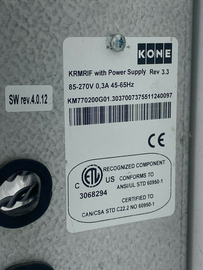 Elevator parts lift PCB Board - KRM RIF Assembly Part No: KM770200G01 KONE - KLR Automation