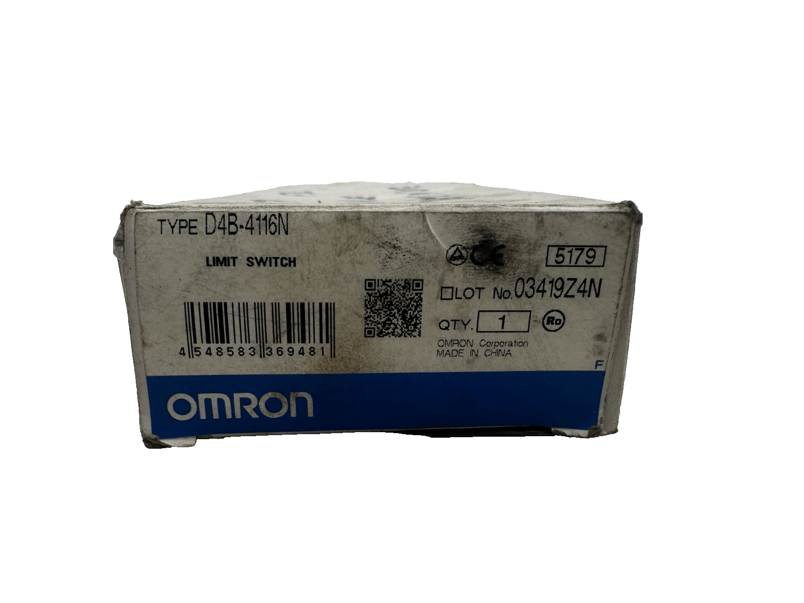 OMRON D4B - 4116N LIMIT SWITCH - KLR Automation