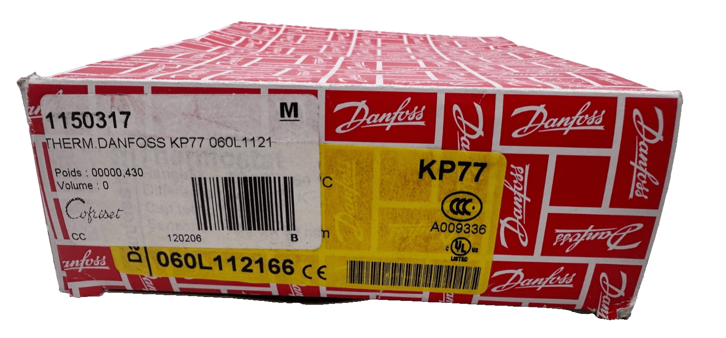 DANFOSS KP77 060L1121 1150317 TEMPERATURE SWITCH - KLR Automation