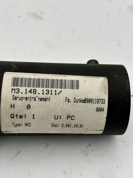 1pc x SERVO - ENTRAINEMENT FA DUNKE2000118733 0004 M3.148.1311/ TYPE AKD - KLR Automation