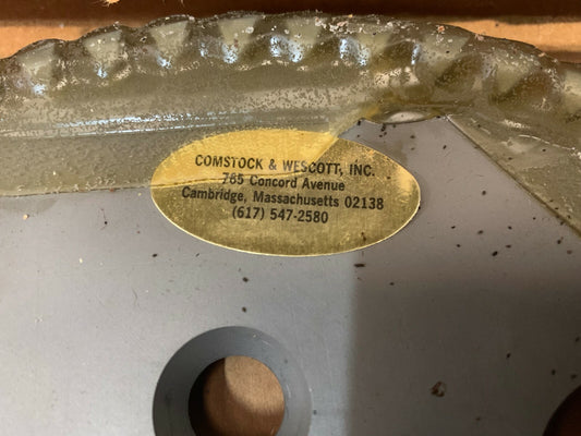 Saw CW89-214 C-89  Comstock & Wescott inc . old Stock
