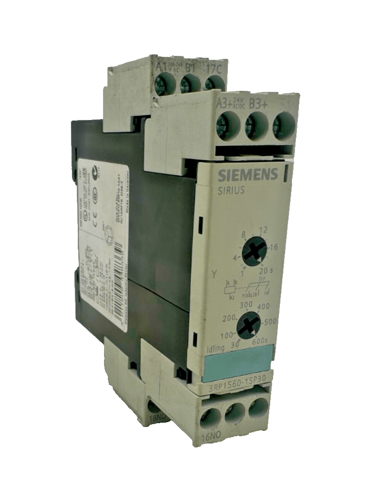 SIEMENS 3RP1560 - 1SP30 SIRIUS TIME RELAY - KLR Automation