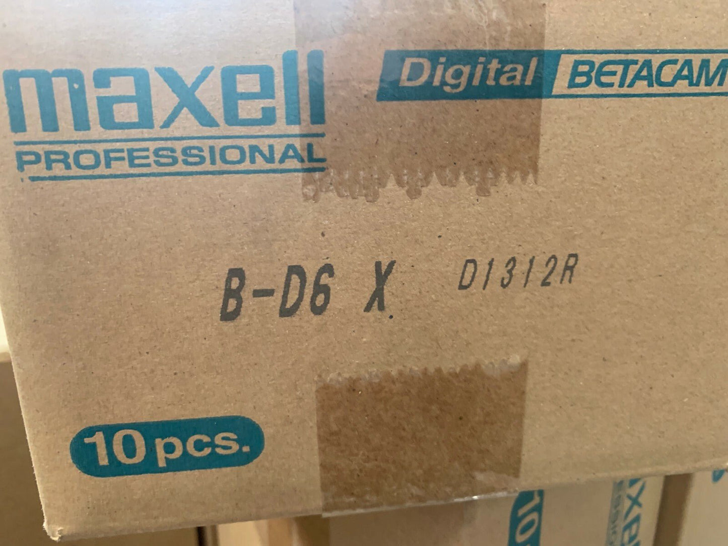 10 X Maxell Digital BETACAM Tapes D6 B - D6 - KLR Automation