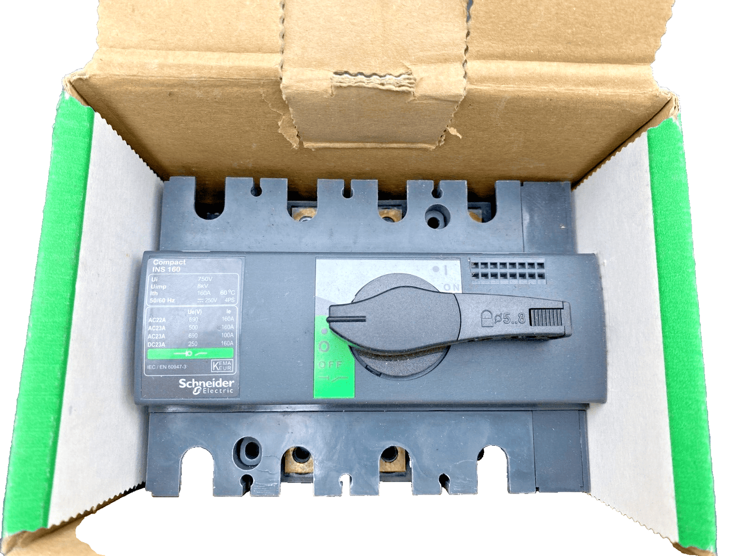 SCHNEIDER ELECTRIC PL13191 COMPACT INS 160 3 POLES - KLR Automation