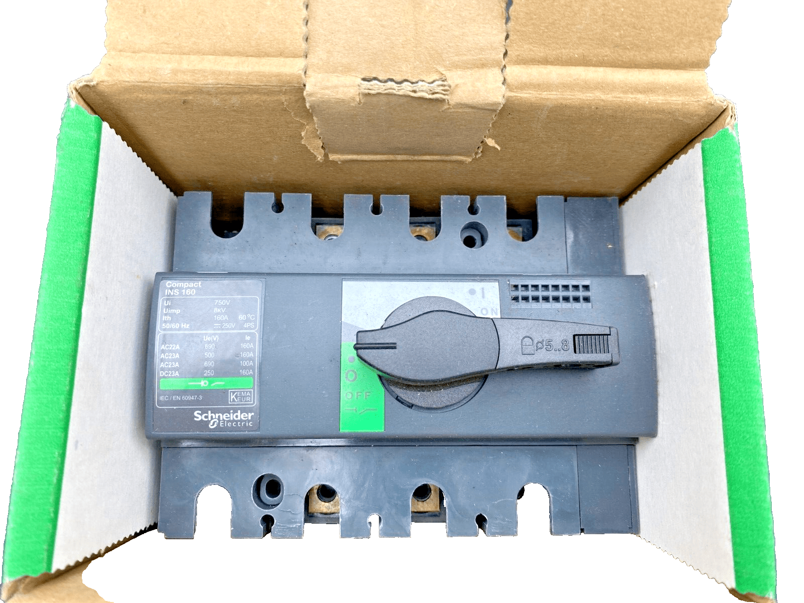 SCHNEIDER ELECTRIC PL13191 COMPACT INS 160 3 POLES - KLR Automation