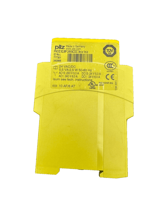 PILZ 777301 PNOZ X2.8P 24VAC SAFETY RELAY - KLR Automation