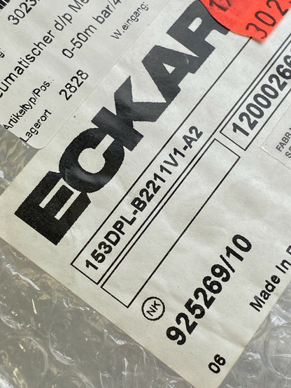 153DPL Pneumatic d/p Transmitter for Low - Foxboro Eckardt 153DPL - B2211V1 - A2 &1 - KLR Automation