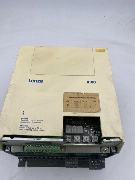 LENZE - 33.8106 - E / Variateur de fréquence - KLR Automation