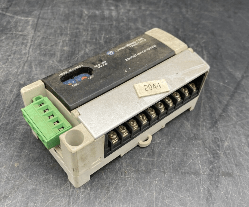 ALLEN BRADLEY 1790D - TN0V2 SER.A 95751601 REV.A01 F/W REV 1.001 OUTPUT ANALOG VOL - KLR Automation