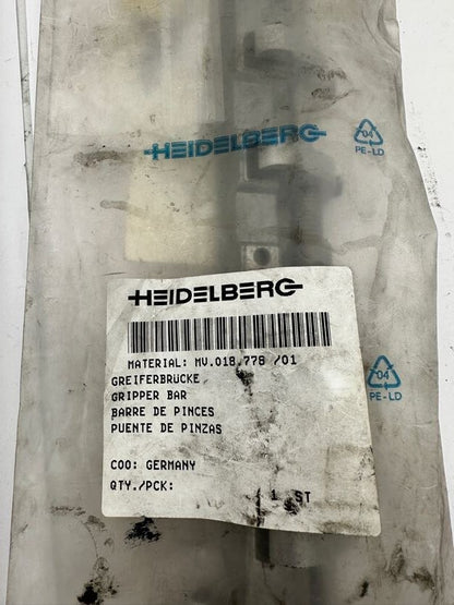 1pc x HEIDELBERG GRIPPER BAR MV.018.778/01